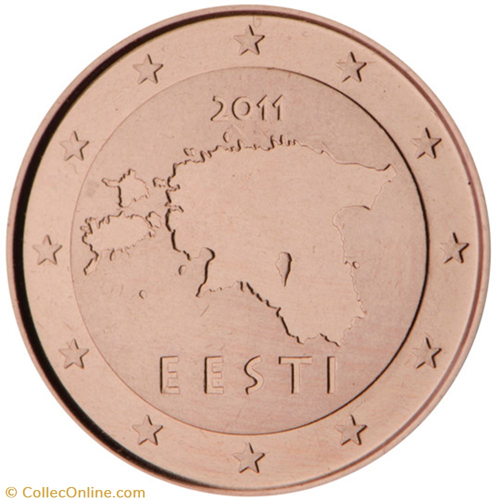 1 cent monnaies euros a estonie 1 cent
