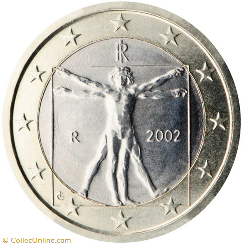 monnaies euros a italie 1 euro