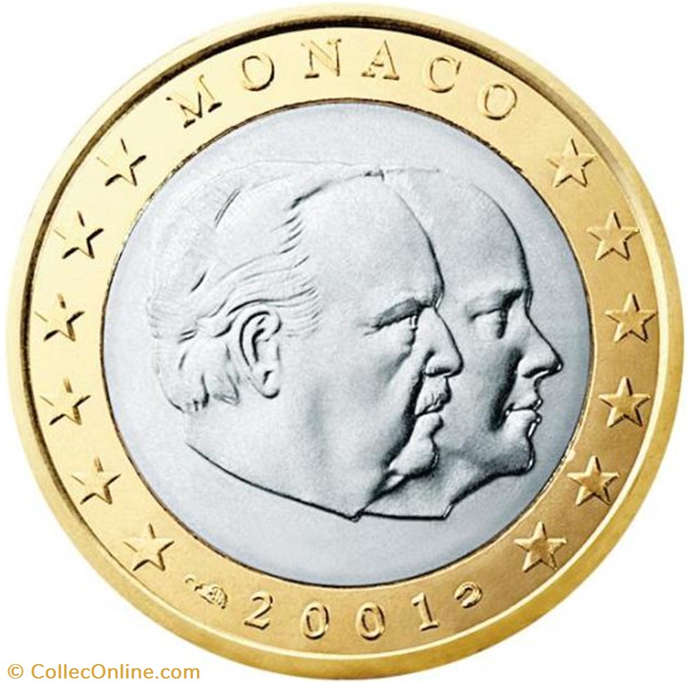 monnaies euros a monaco 1 euro