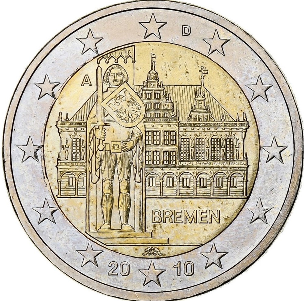 monnaies euros allemagne 2010 breme a