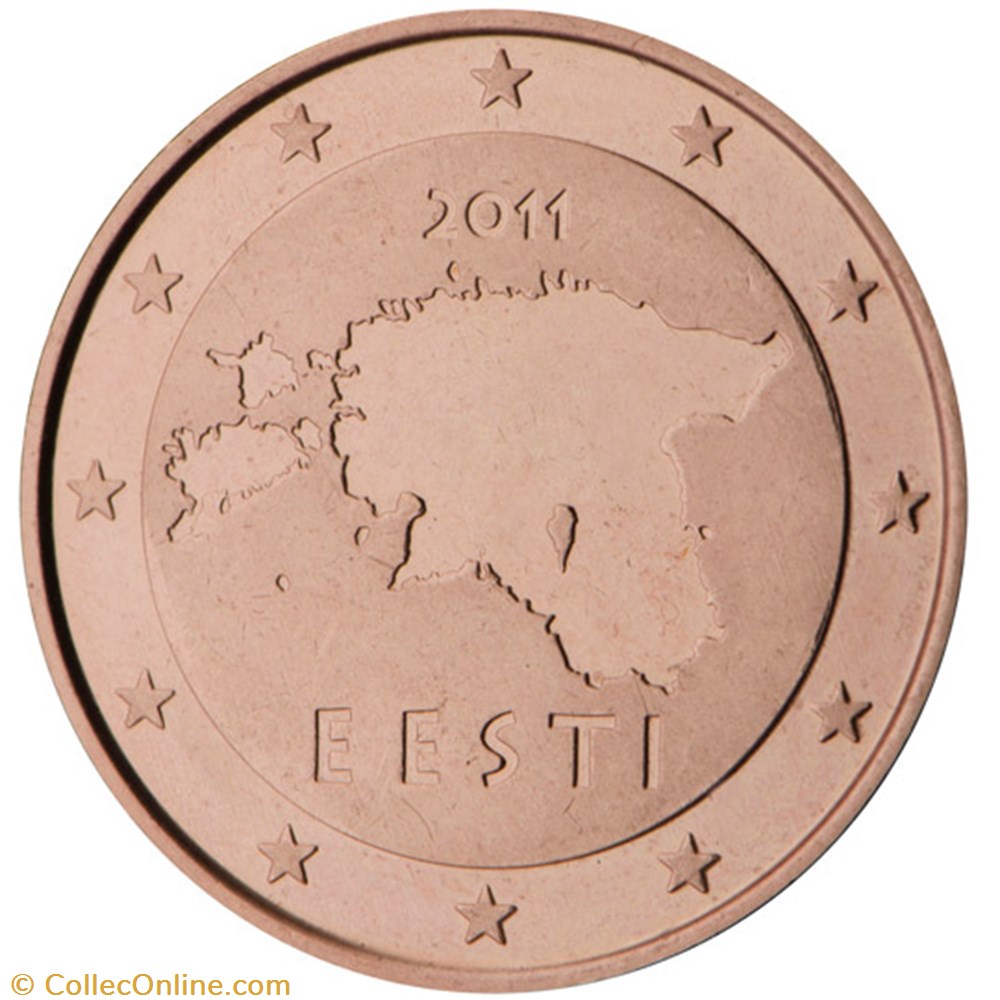 5 cents monnaies euros a estonie 5 cents