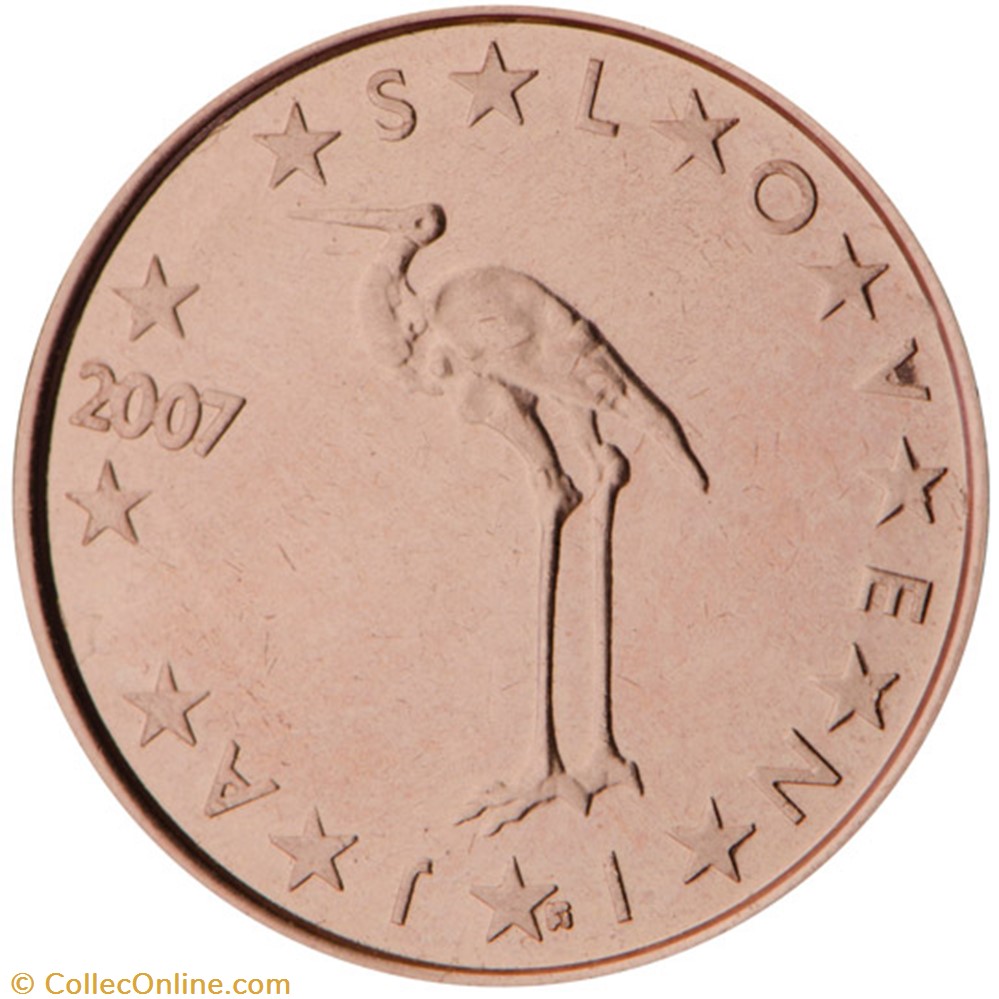 monnaies euros a slovenie 1 cent