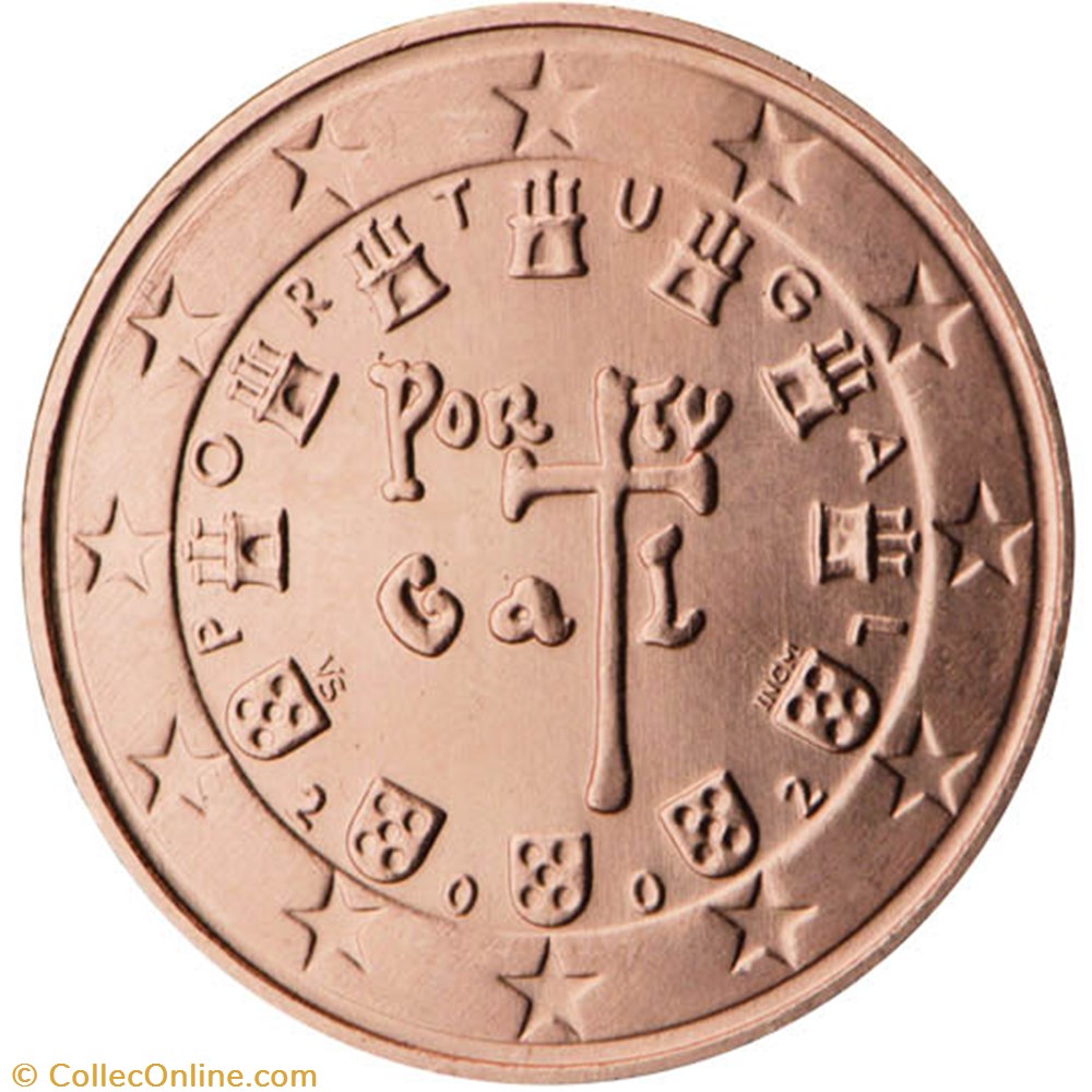 monnaies euros a portugal 1 cent