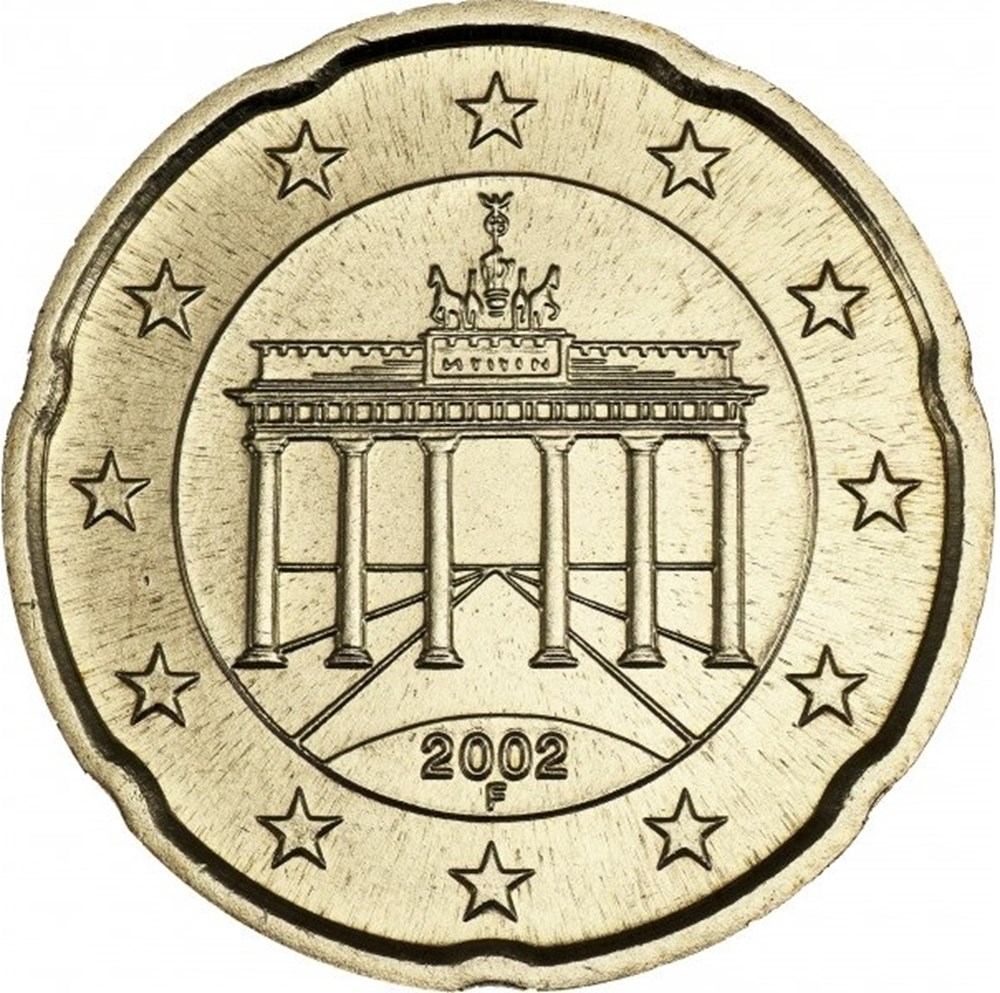 20 cents (F) monnaies euros a allemagne 20 cents f