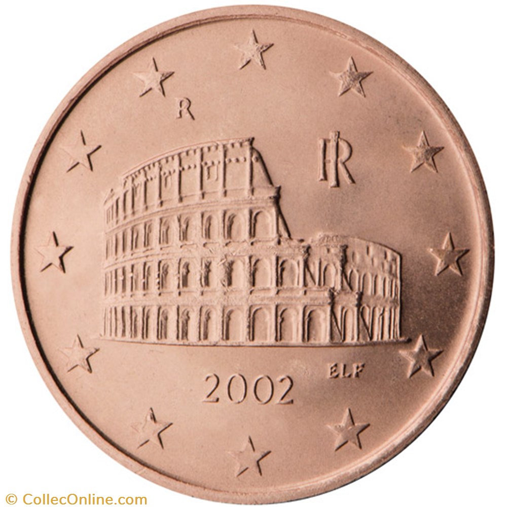 monnaies euros a italie 5 cents
