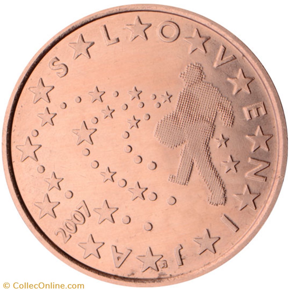 monnaies euros a slovenie 5 cents