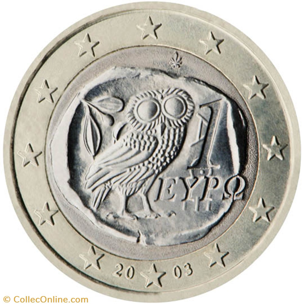 monnaies euros a grece 1 euro