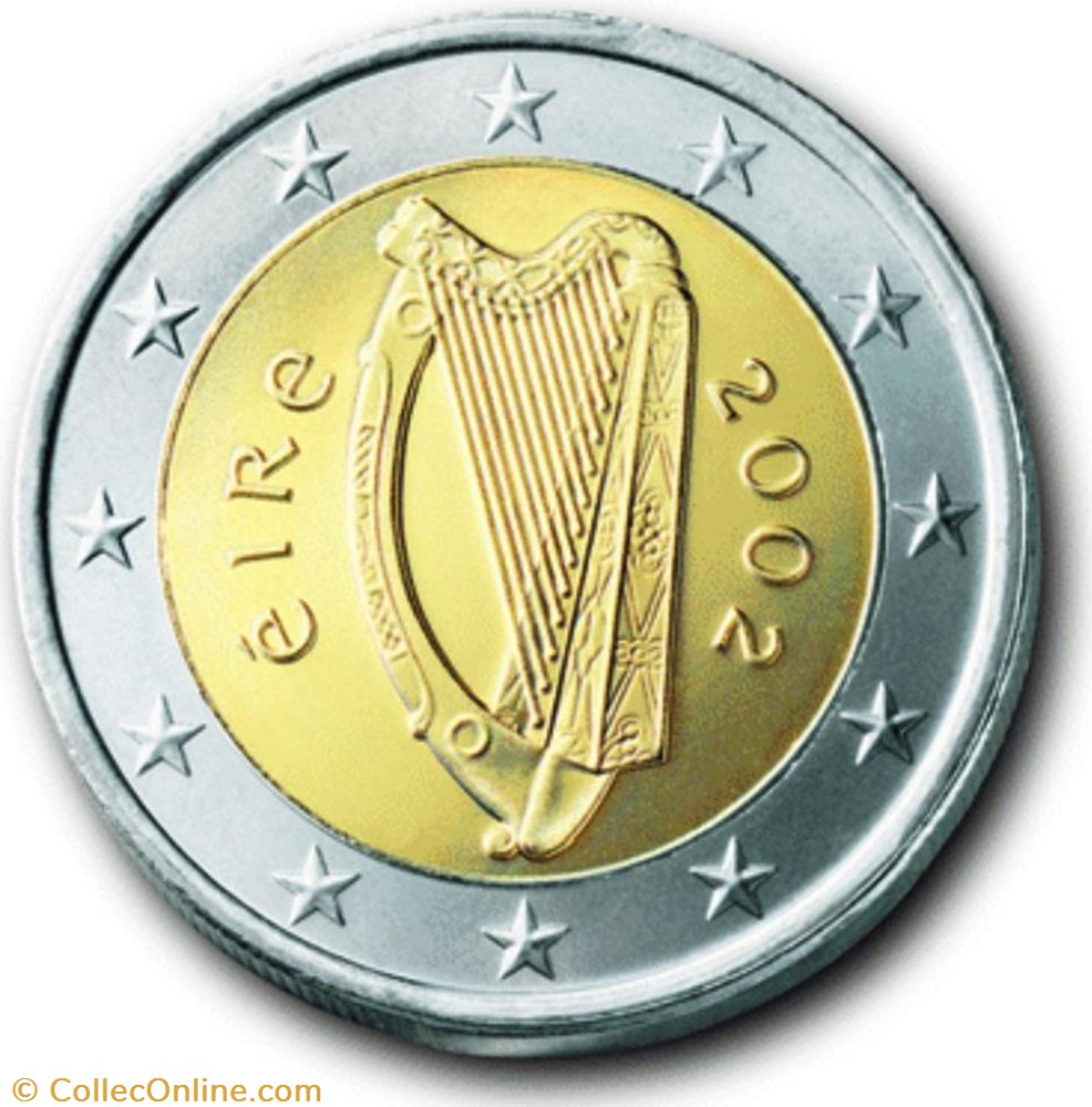 2 euros monnaies a irlande 2 euros