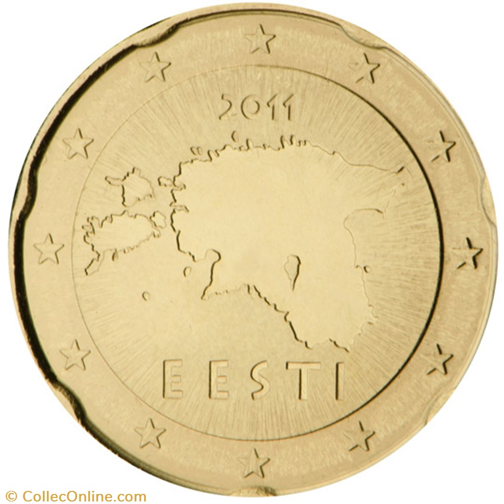 20 cents monnaies euros a estonie 20 cents