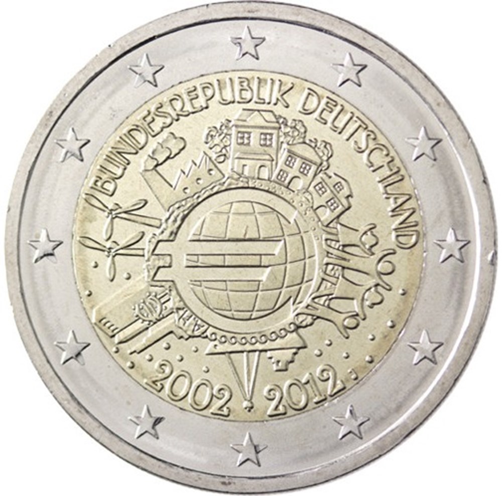 Allemagne (J) monnaies euros allemagne j