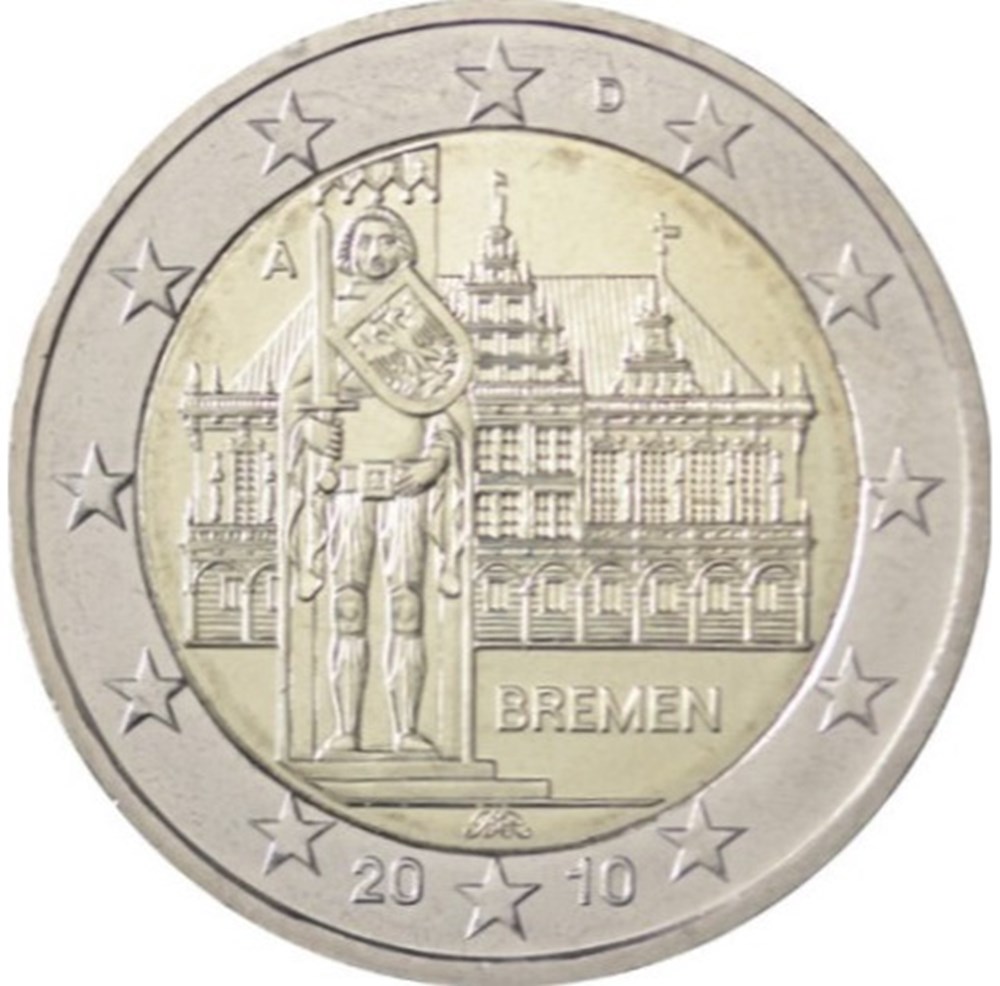 monnaies euros allemagne 2010 breme a