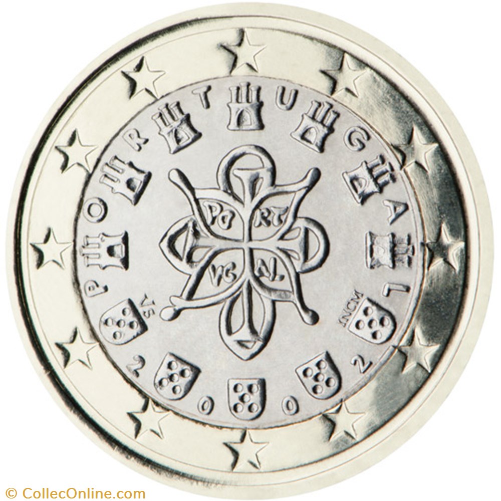 monnaies euros a portugal 1 euro