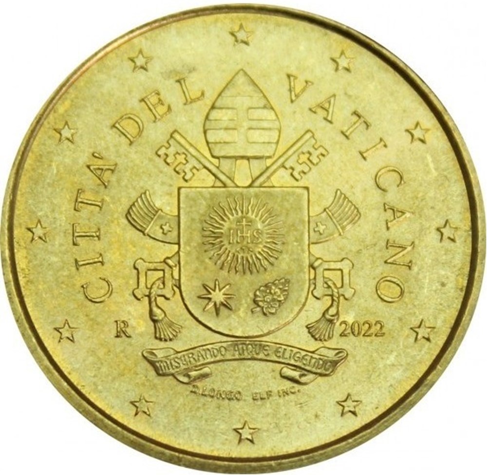 monnaies euros a vatican 50 cents serie 5