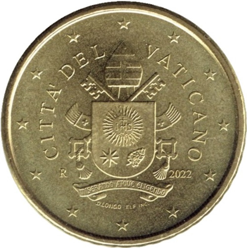 monnaies euros a vatican 50 cents serie 5