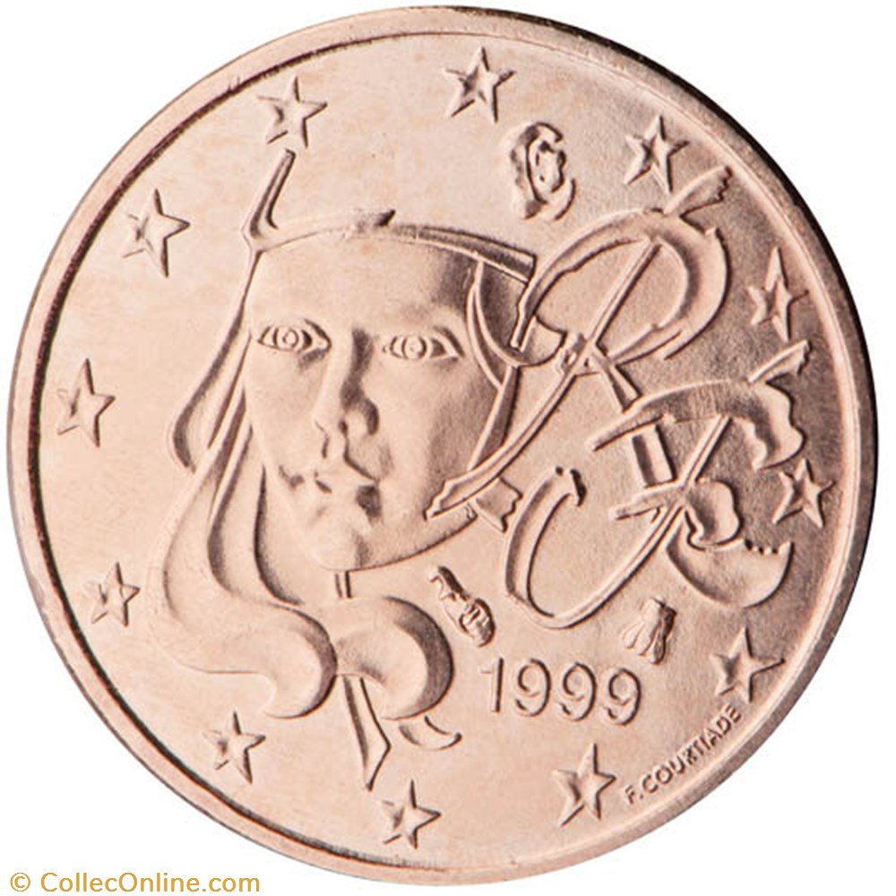 monnaies euros a france 2 cents