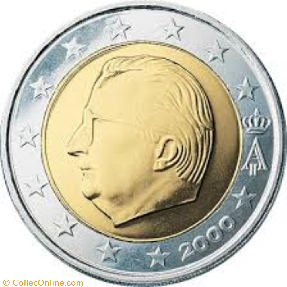 monnaies a belgique 2 euros