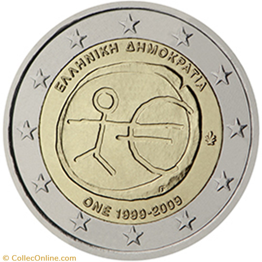 Grèce monnaies euros a grece