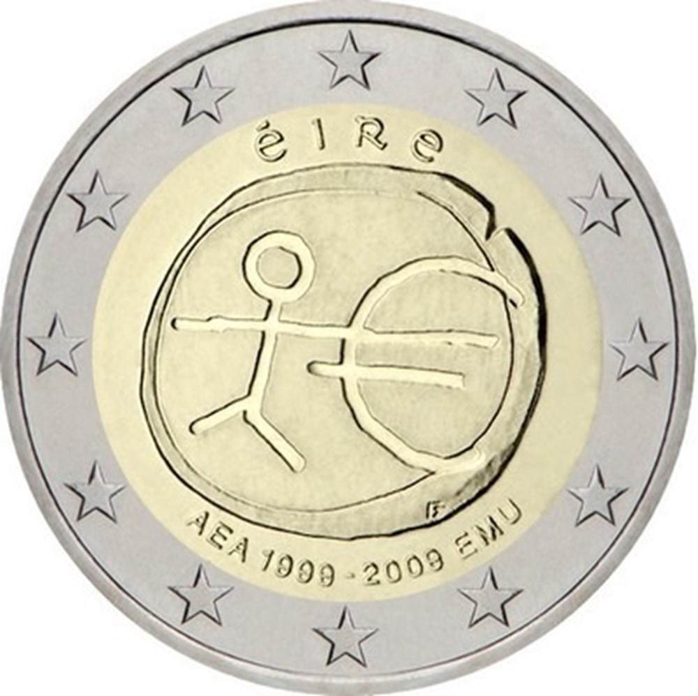 Irlande monnaies euros irlande