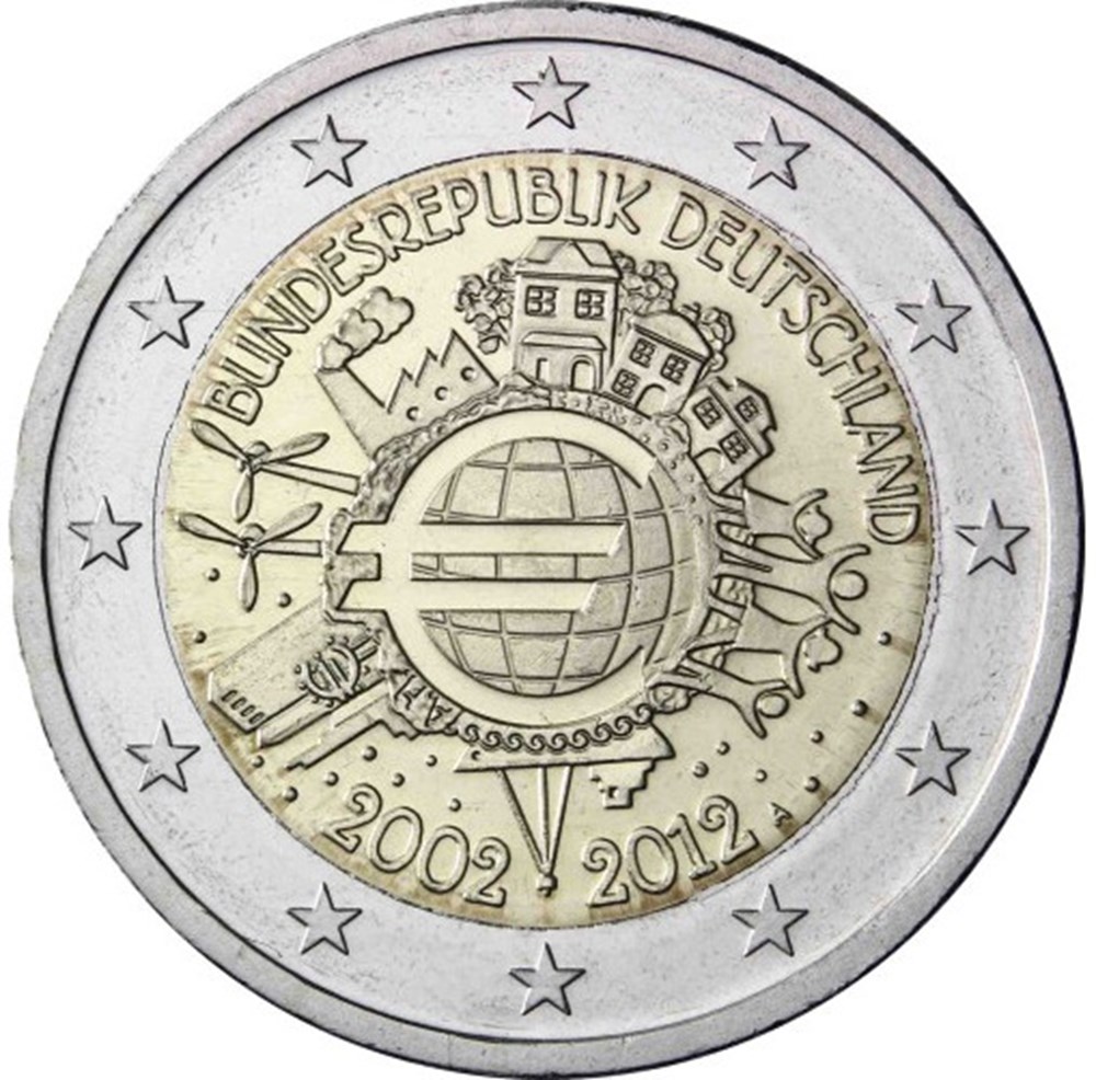 Allemagne (A) monnaies euros allemagne a