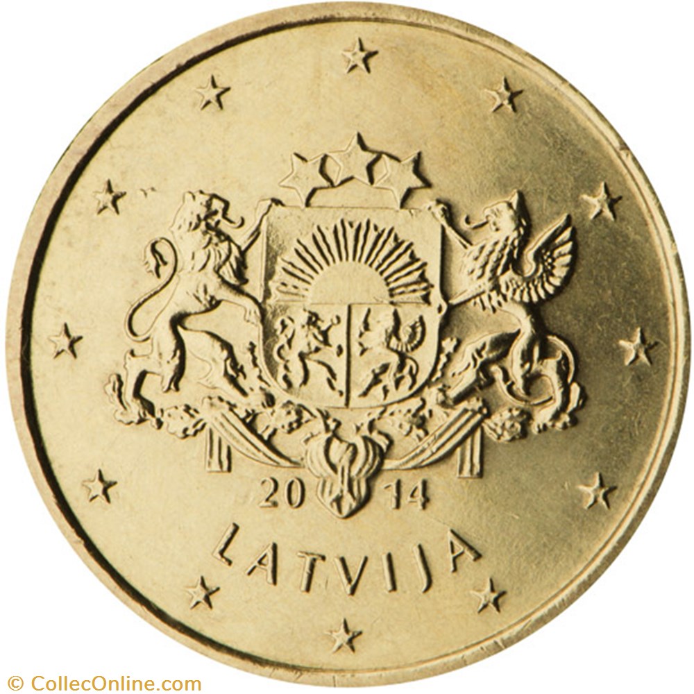 monnaies euros a lettonie 10 cents