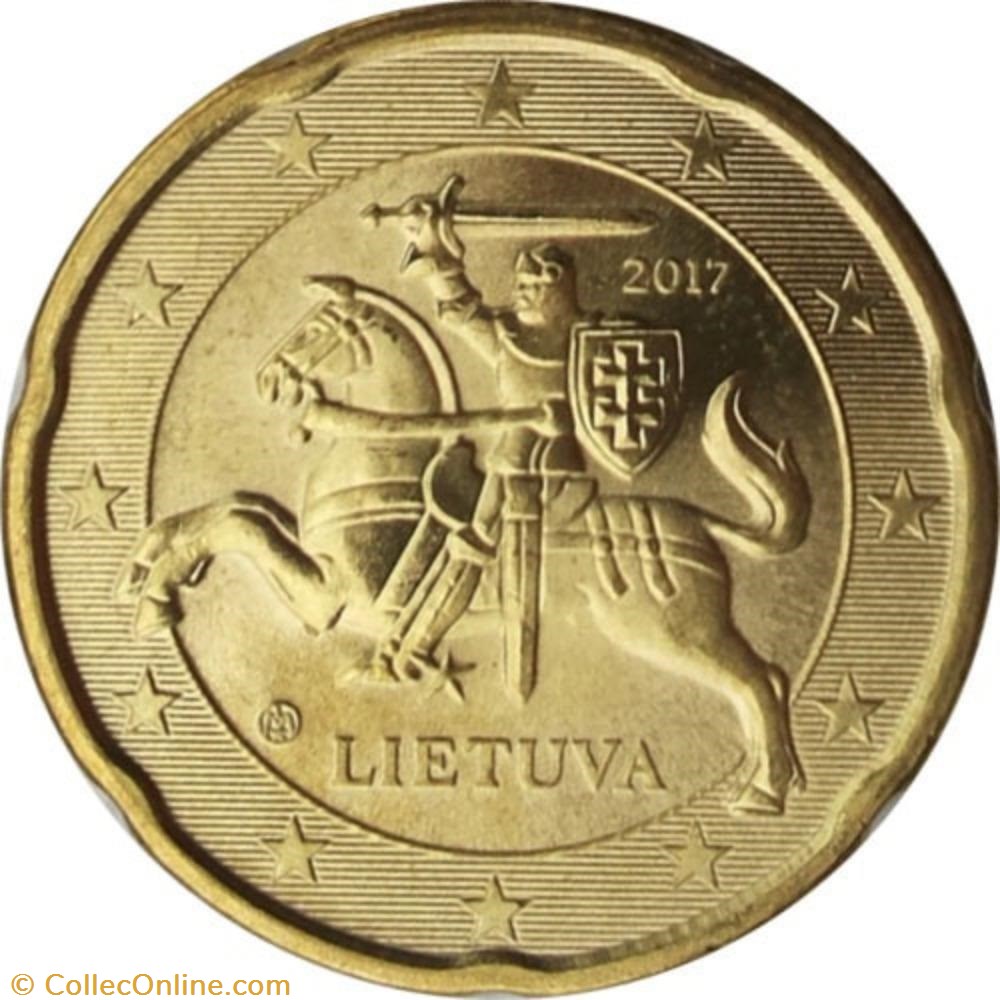 20 cents monnaies euros a lituanie 20 cents