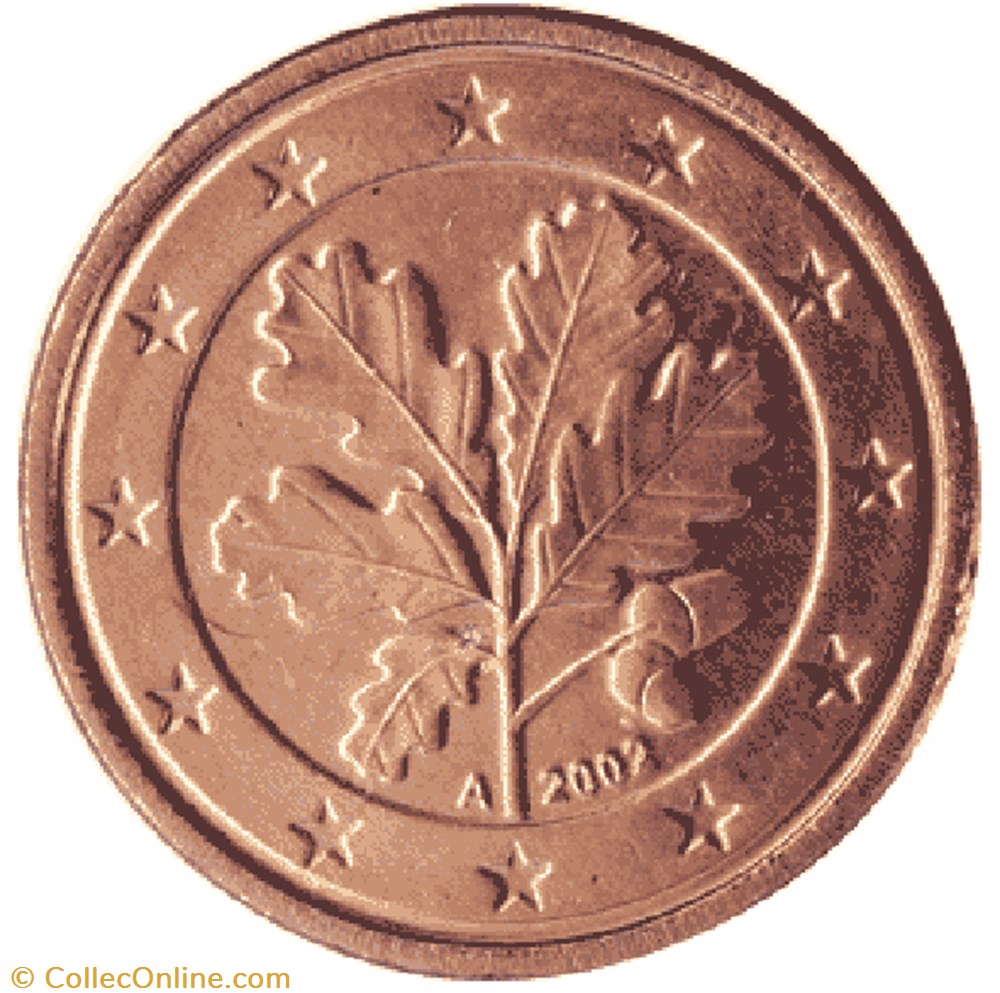 1 cent (A) monnaies euros allemagne 1 cent a