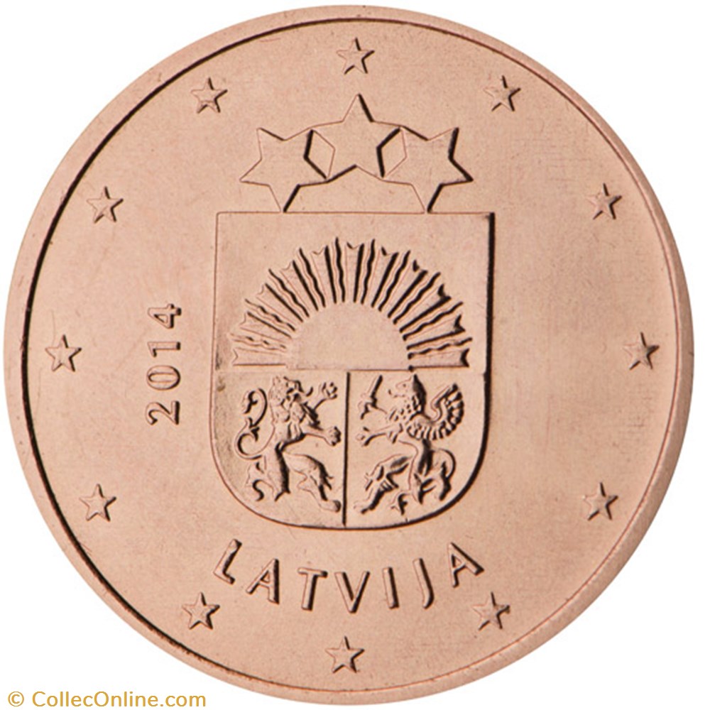 5 cents monnaies euros a lettonie 5 cents