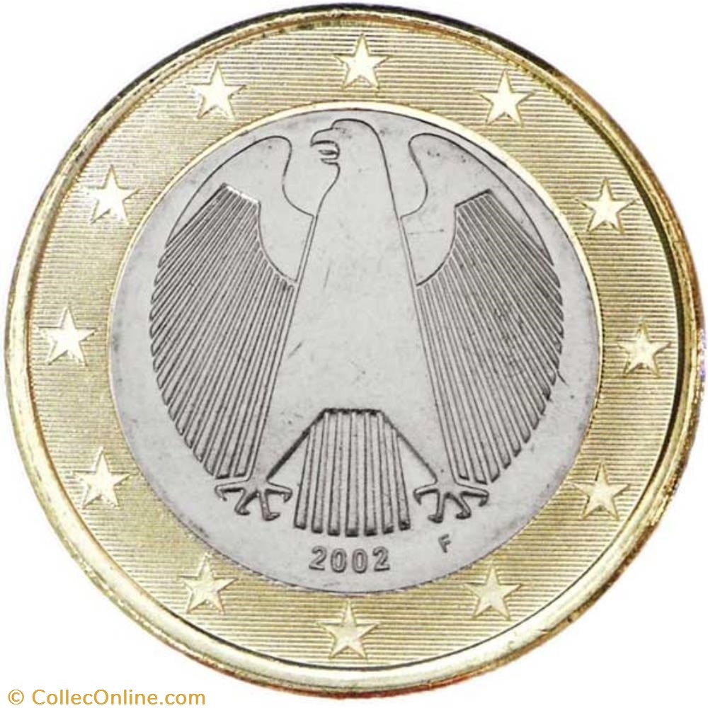 monnaies euros a allemagne 1 euro f