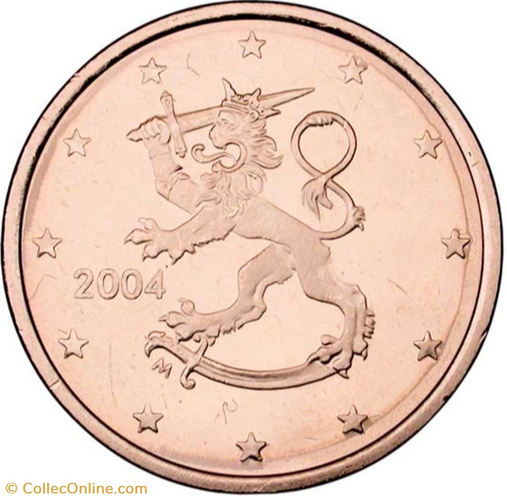 1 cent monnaies euros a finlande 1 cent