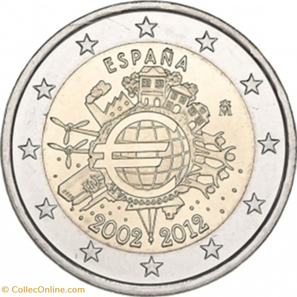 monnaies euros espagne