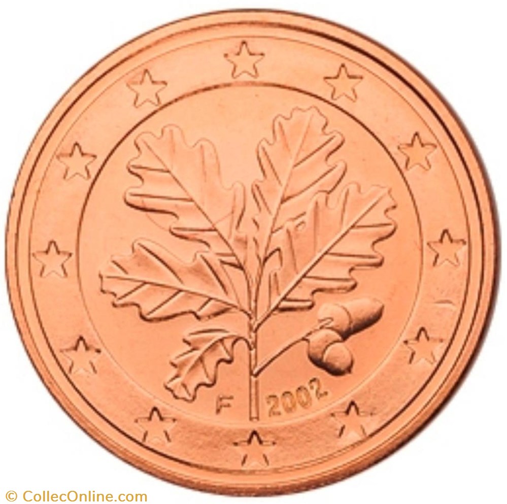 2 cents (F) monnaies euros a allemagne 2 cents f