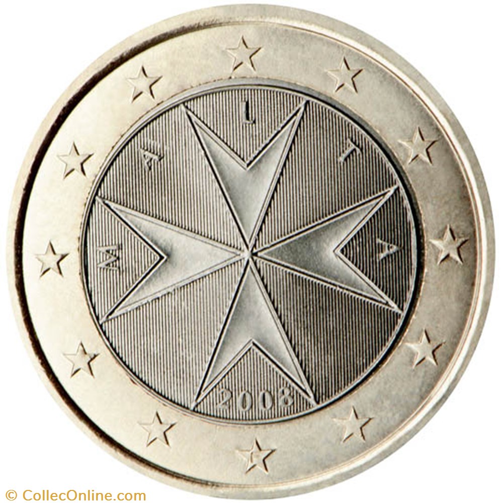 monnaies euros a malte 1 euro