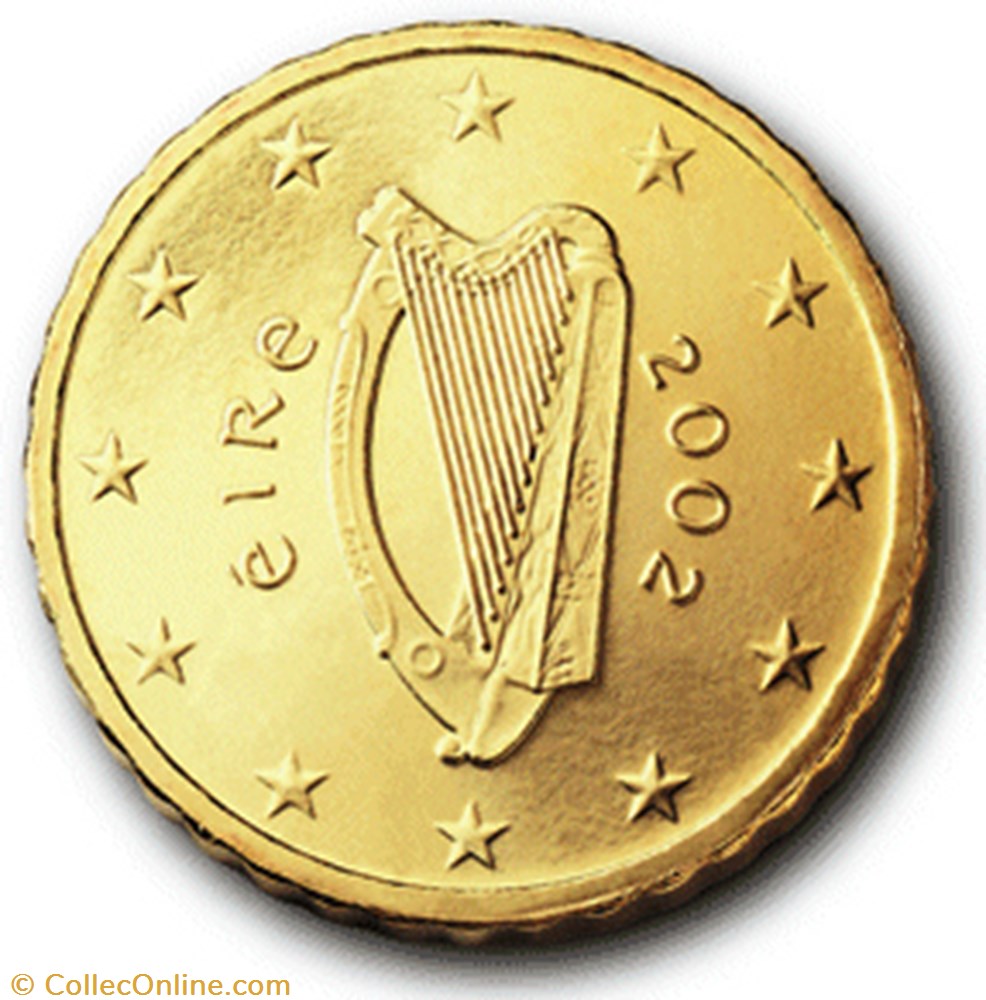 monnaies euros a irlande 50 cents