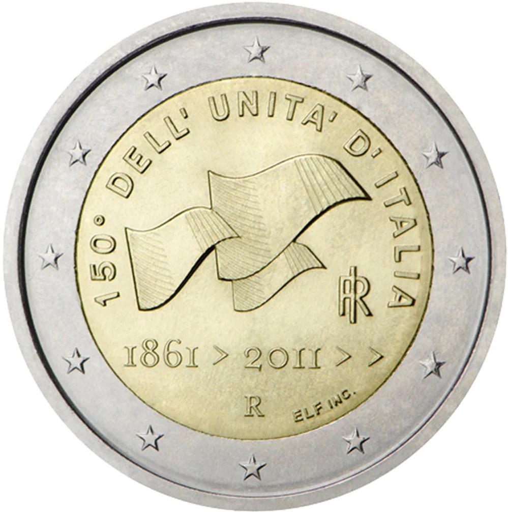 Italie - 150° anniversaire de l’unification de l’Italie monnaies euros italie 150 anniversaire de l unification de l italie