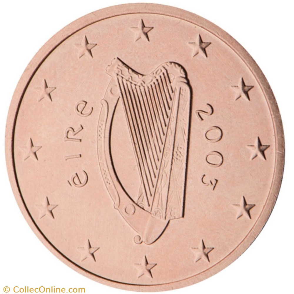 1 cent monnaies euros a irlande 1 cent