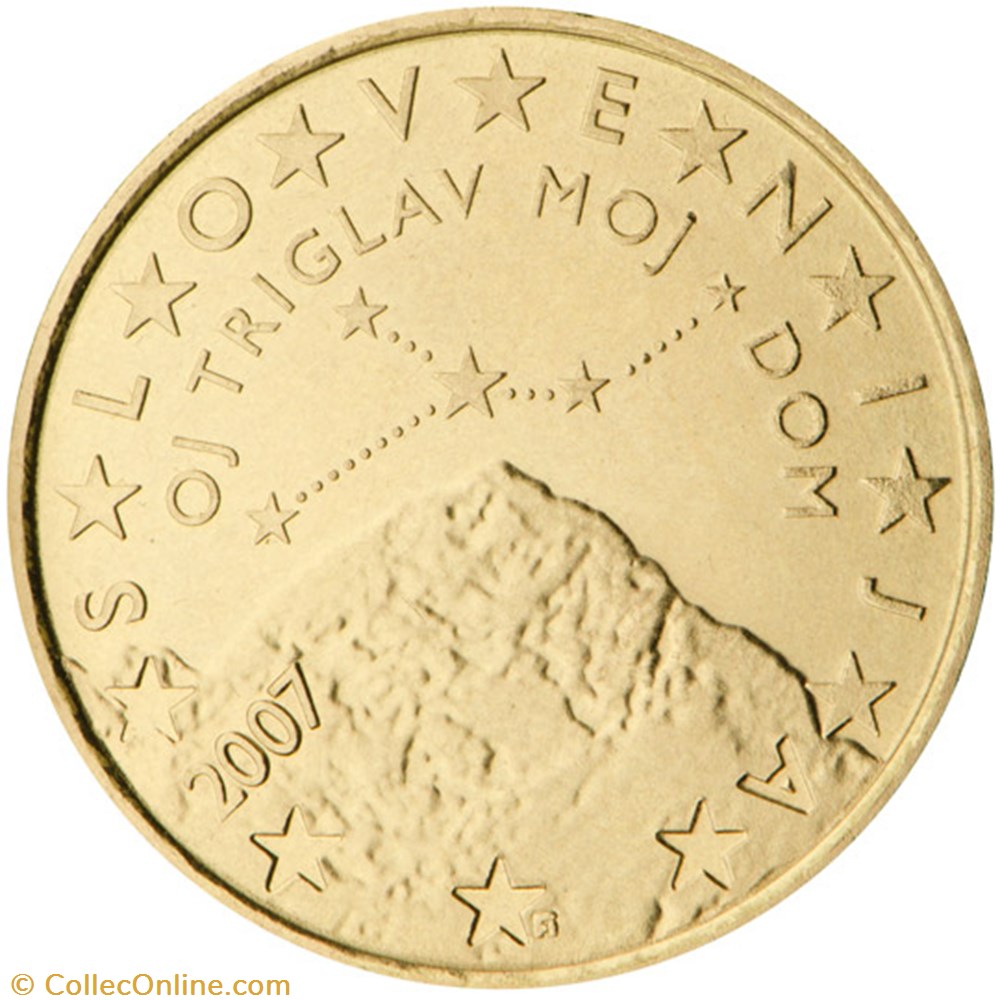 monnaies euros a slovenie 50 cents