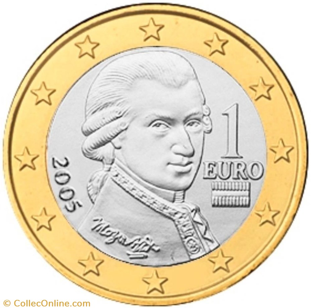 1 euro monnaies euros a autriche 1 euro