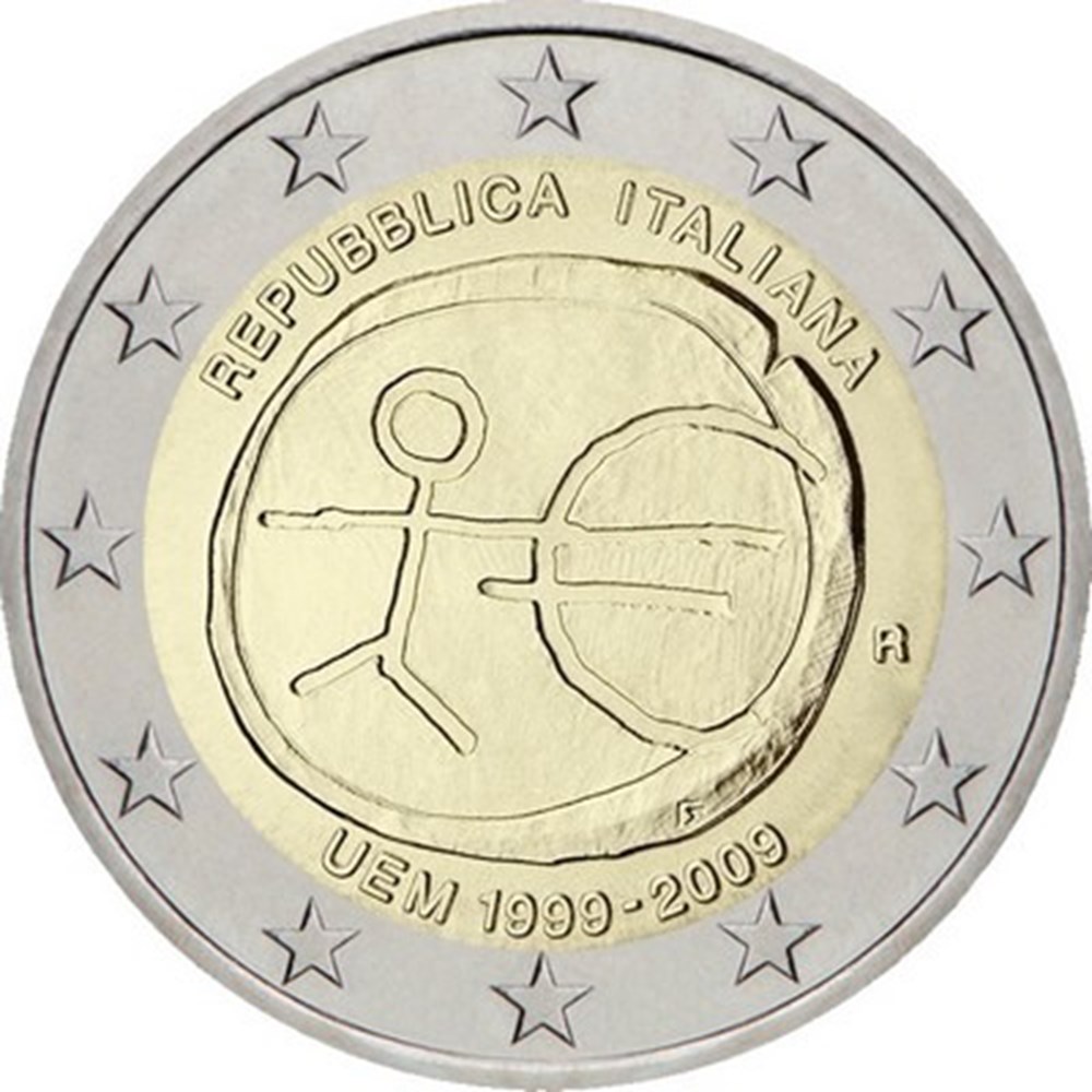 Italie monnaies euros italie
