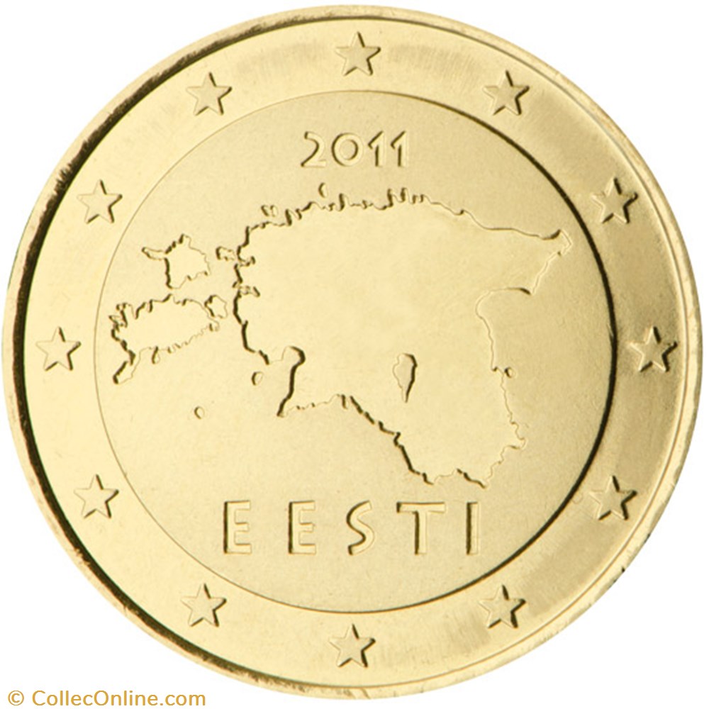 50 cents monnaies euros a estonie 50 cents