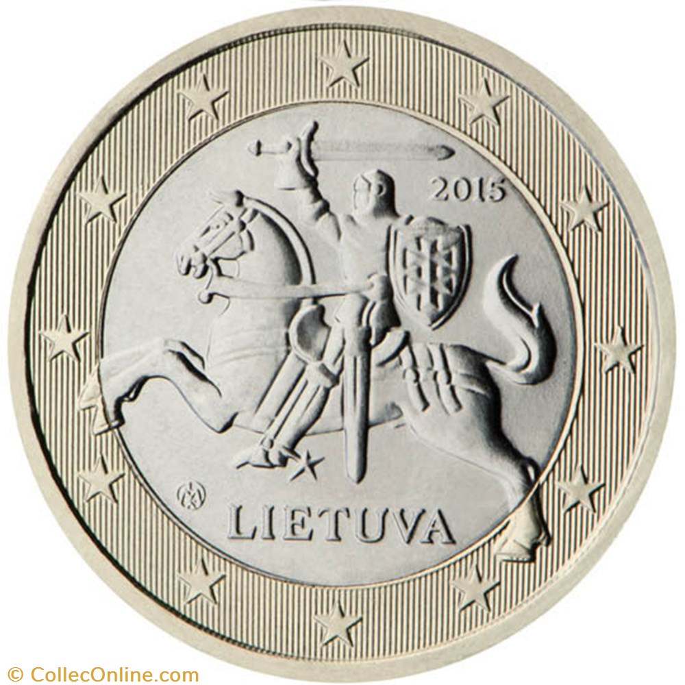 monnaies euros a lituanie 1 euro