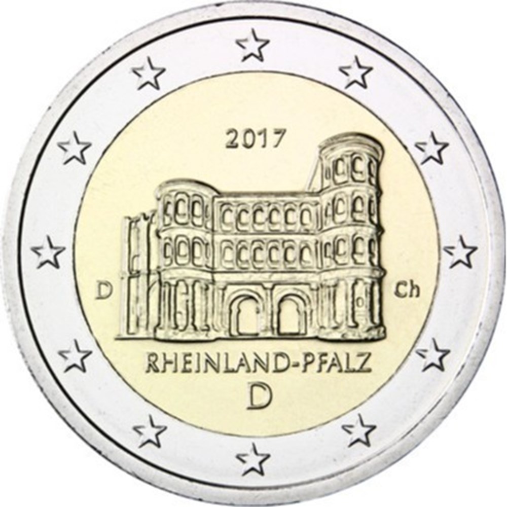 2017 - Rhénanie-Palatinat (D) monnaies euros allemagne 2017 rhenanie palatinat d
