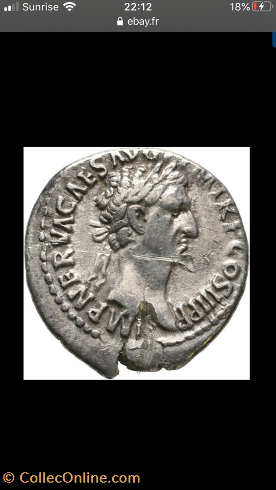 monnaies antiquite av jc ap romaines republicaines imperiales nerva ric ii 17