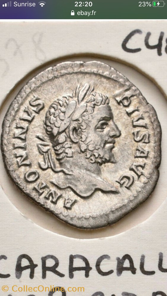 monnaies antiques romaines imperiales et republicaines caracalla ric iv 116a rome