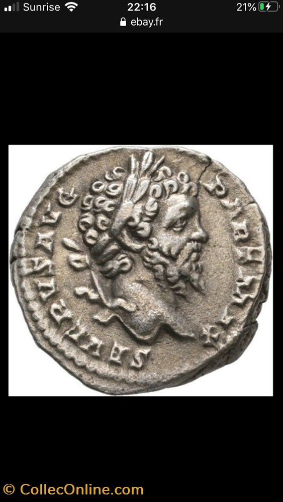 Septime sévère RIC IV 150 monnaies antiquite av jc a ap romaines republicaines imperiales septime severe ric iv 150