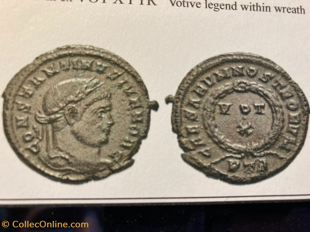 Constantinus II RIC VII 433 monnaies antiques romaines imperiales et republicaines constantinus ii ric vii 433