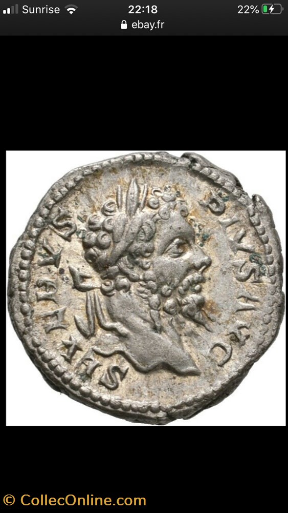 monnaies antiquite av jc a ap romaines republicaines imperiales septime severe ric iv 226