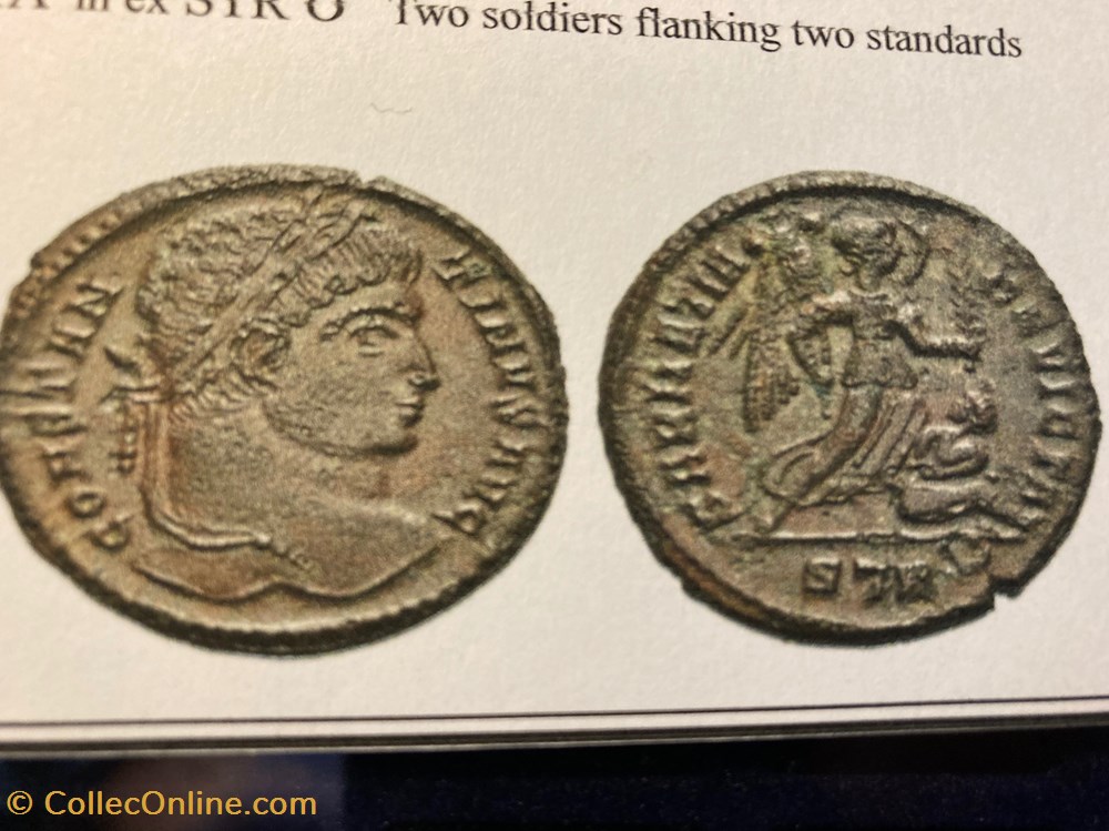 Constantinus I RIC VII 435 TREVE monnaies antiques romaines imperiales et republicaines constantinus i ric vii 435 treve