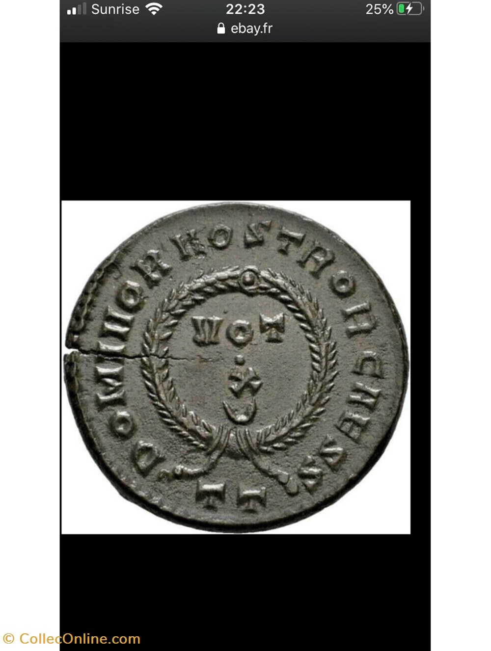 Constantinus II RIC VII 172 TICINUM monnaies antiques romaines imperiales et republicaines constantinus ii ric vii 172 ticinum