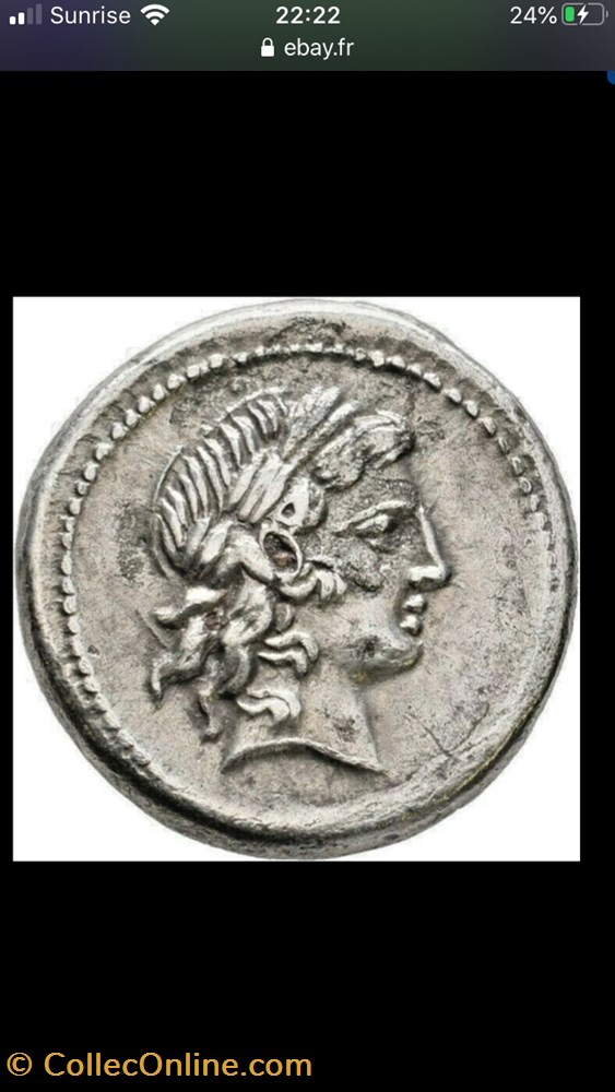 Lucius Marcius Censorinus RRC 363/1d monnaies antiquite av jc ap romaines republicaines imperiales lucius marcius censorinus rrc 363 1d