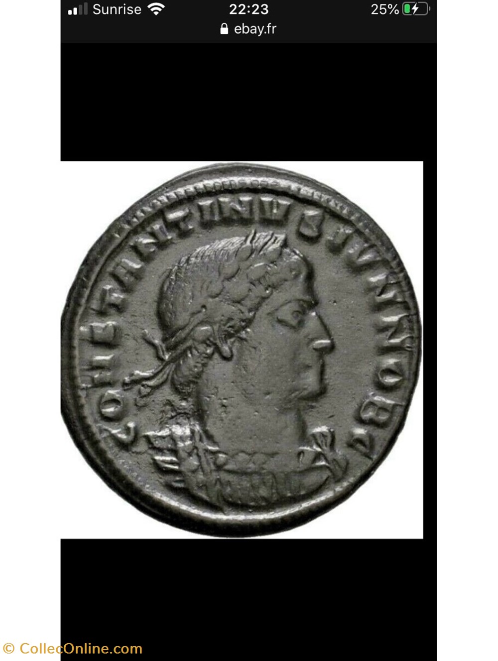 Constantinus II RIC VII 184 monnaies antiques romaines imperiales et republicaines constantinus ii ric vii 184